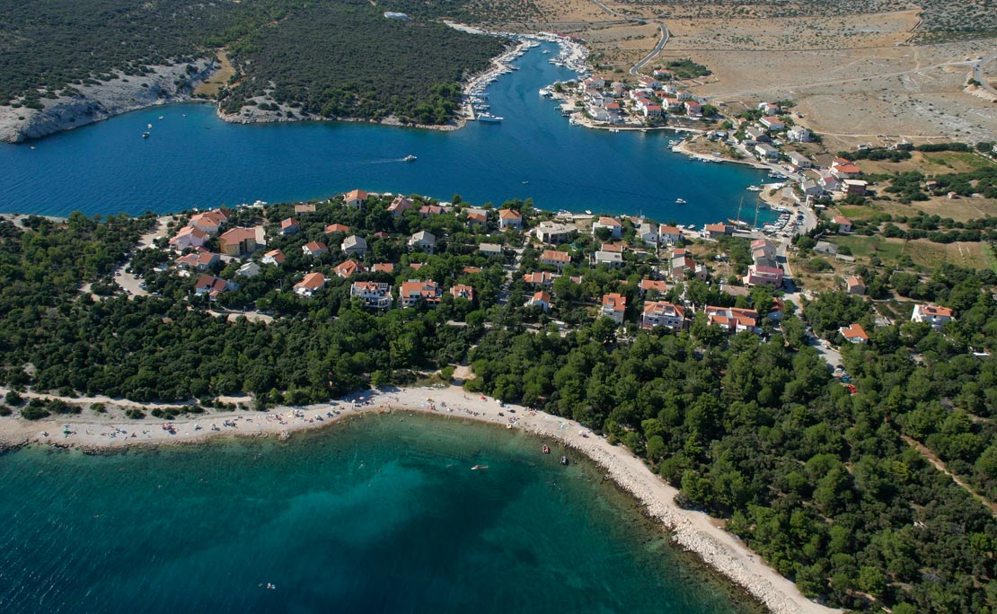 Šimuni pogled na plažu